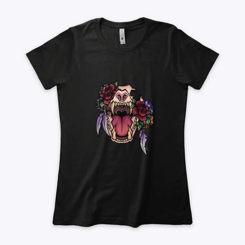 Rose skull