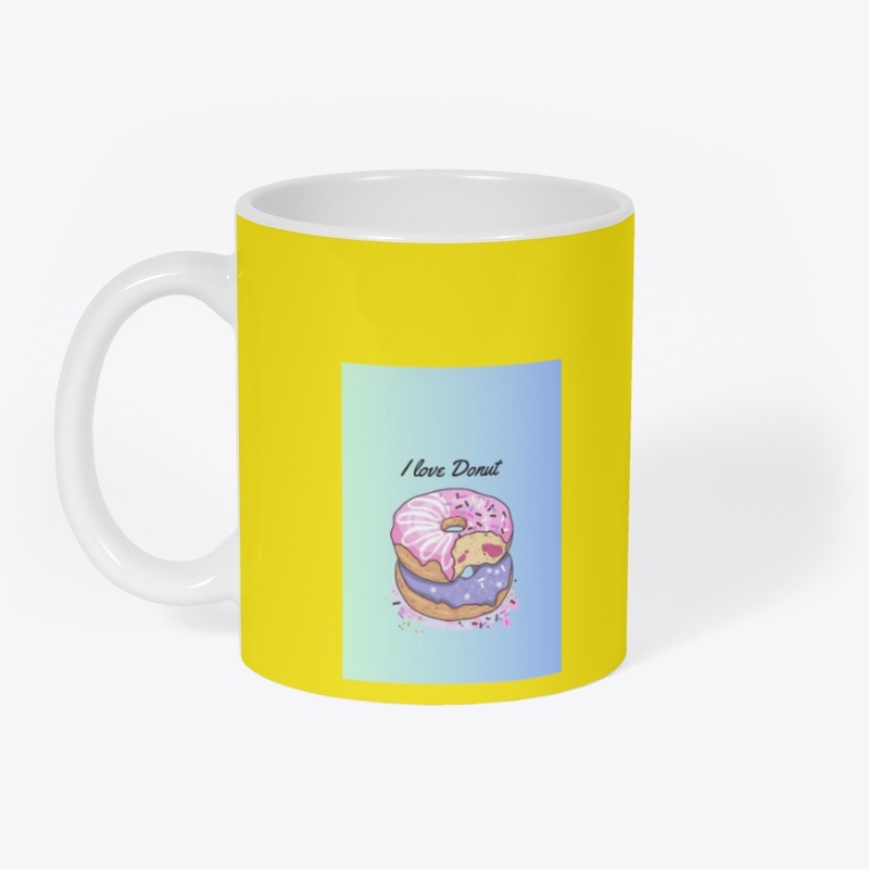 I love Donut (customize mug)