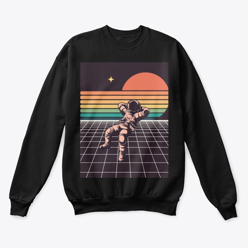  Retro Astronaut Colorful shirt
