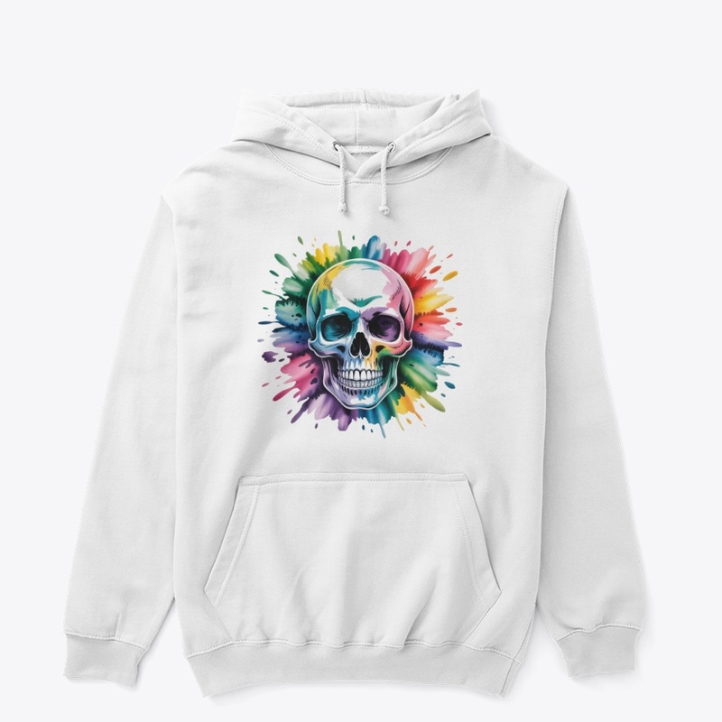 Skull and splashes