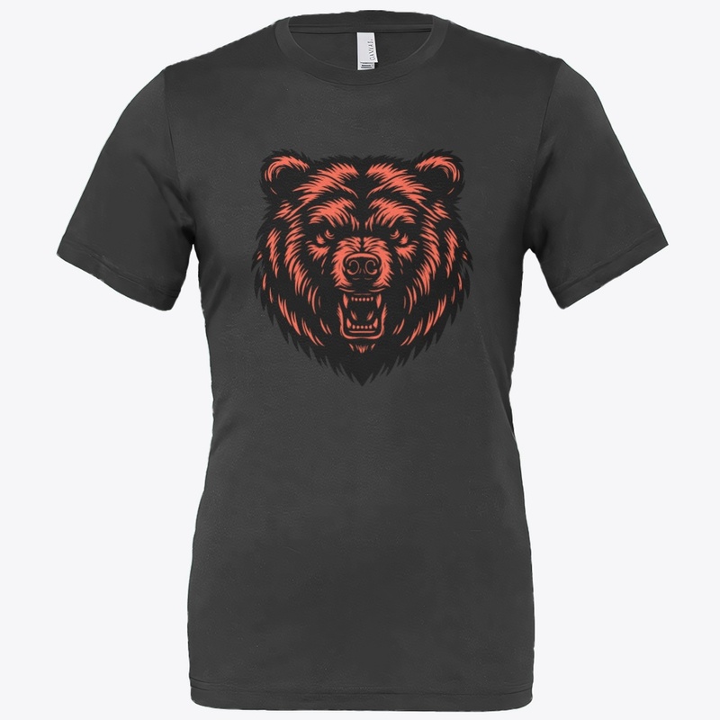 Fierce Bear Head Design