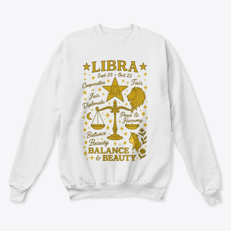 Zodiac Shirt LIBRA Pisces Astrology