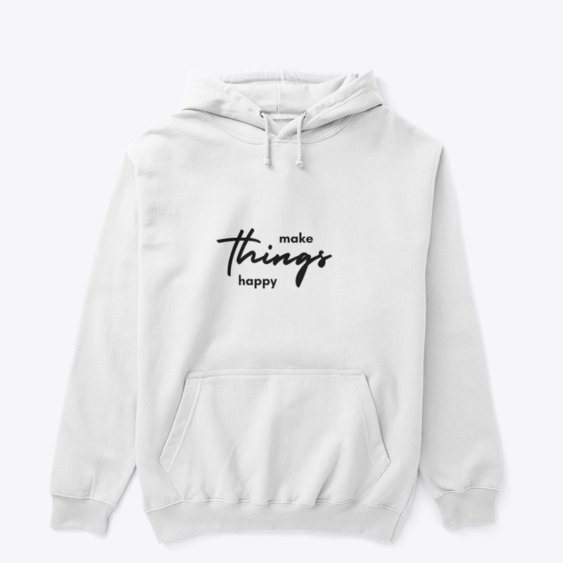 MAKE THINKS HAPPY UNISEX CLASSIC HOODIE 