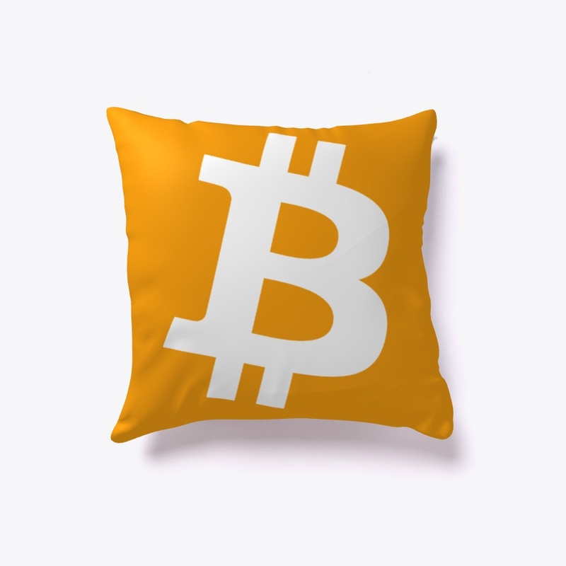 Bitcoin Letter B Logo White