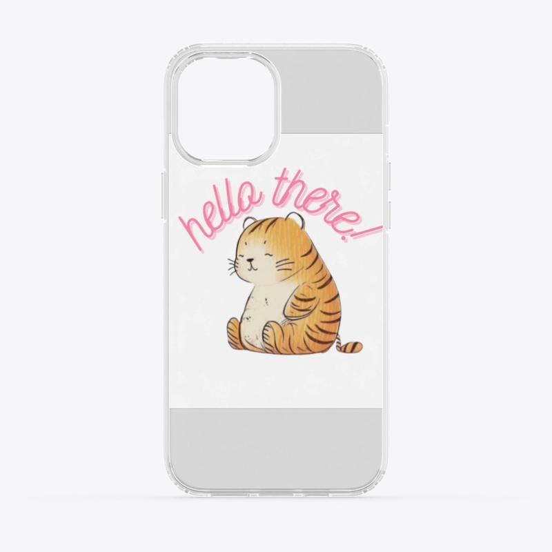 cute tiger napping