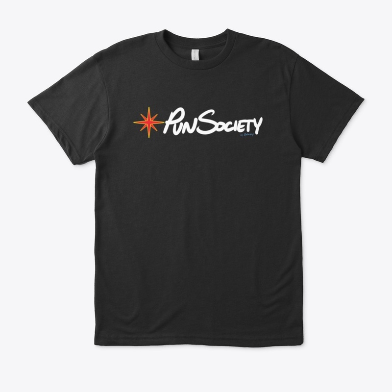 Pun Society - White Logo