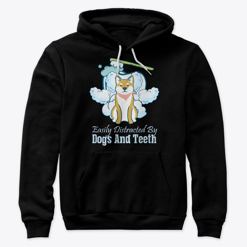 Dog Lover n Dentist Gift Distracted