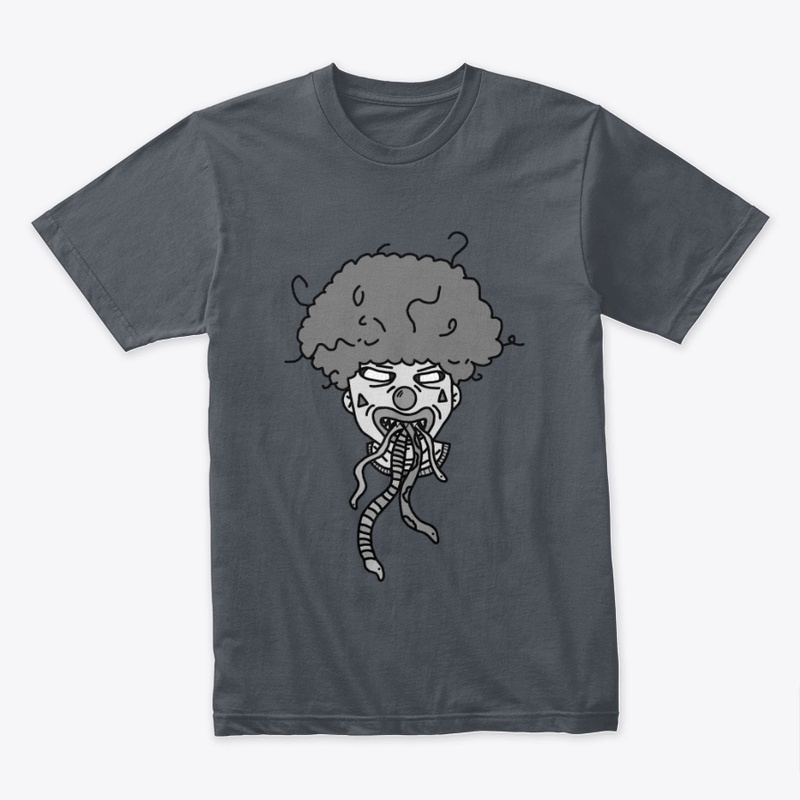 Clown and Snakes Tops (BW)