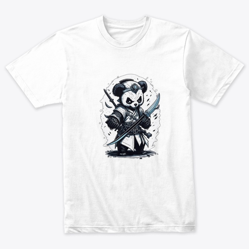 Panda Samurai Sticker