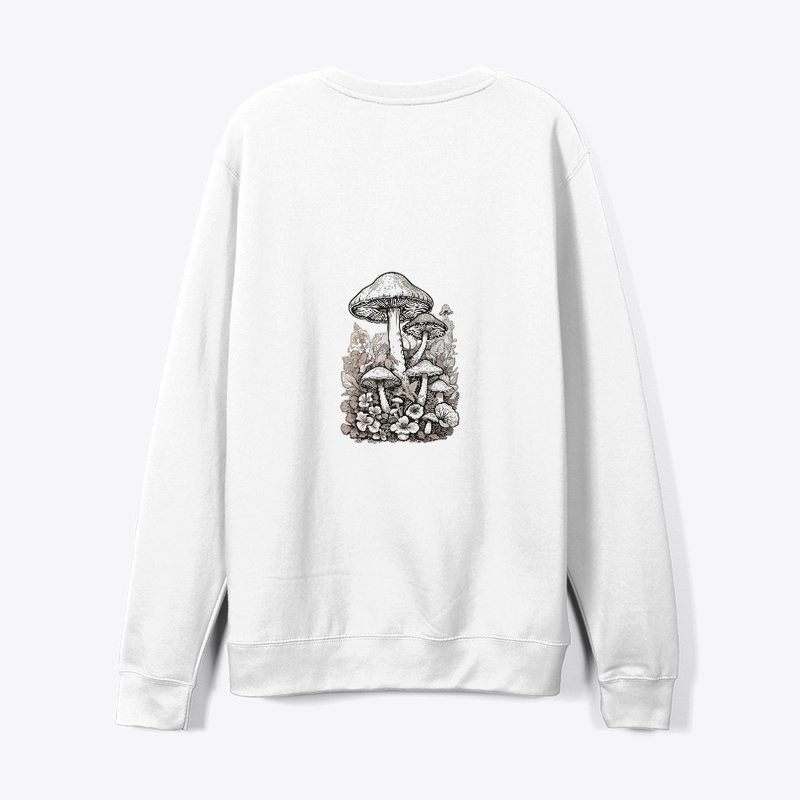 3D mushroom sticker shirt