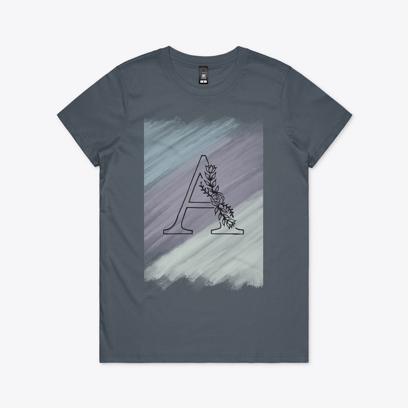 Alphabet A t-shirt design