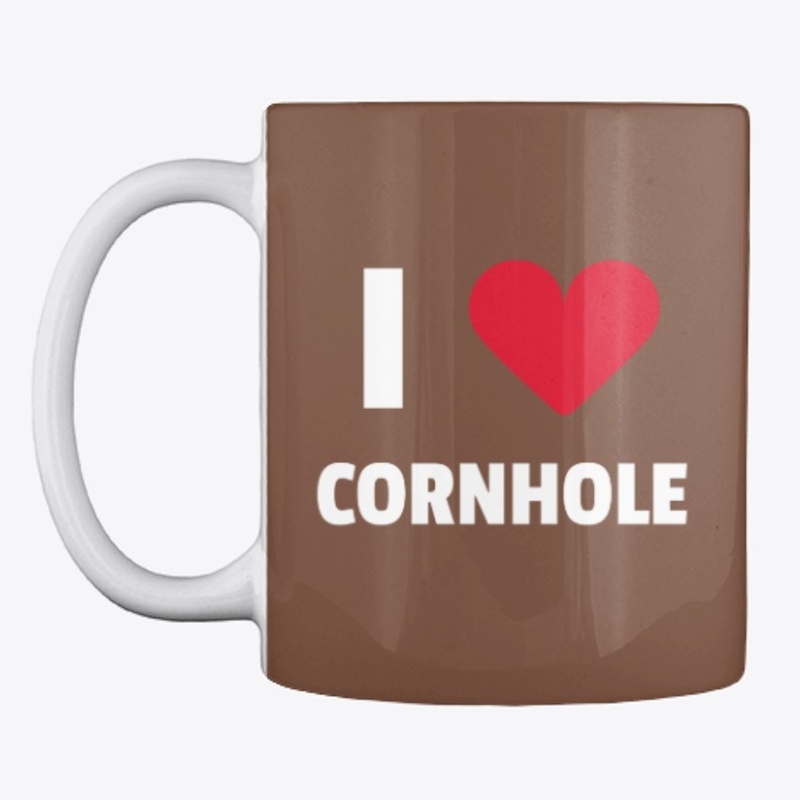 I LOVE CORNHOLE LINE