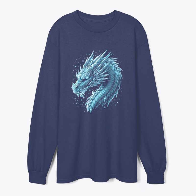 Ice Dragon Fantasy T-Shirt ❄️🐉