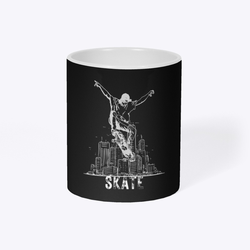 Skateboarding Cool Urban Skater Art 