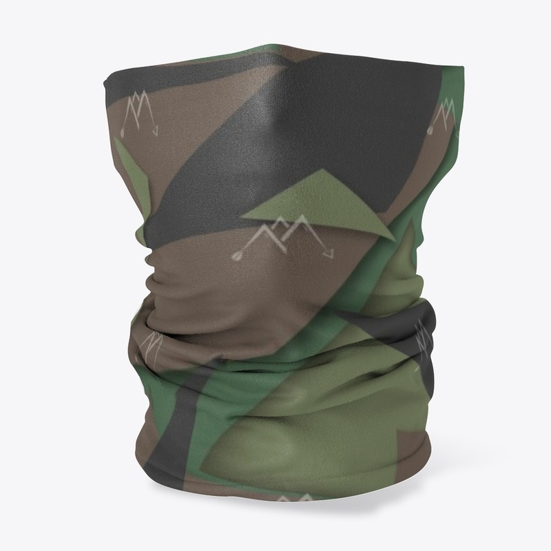 Triangle Woodland Camo Neck Gaiter