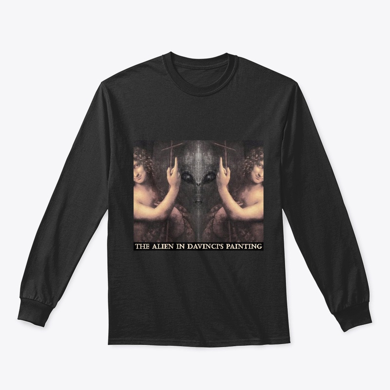 The Alien In Davinci's Painting  T-shirt