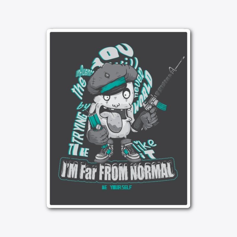 Far From Normal Streetwear Sticker