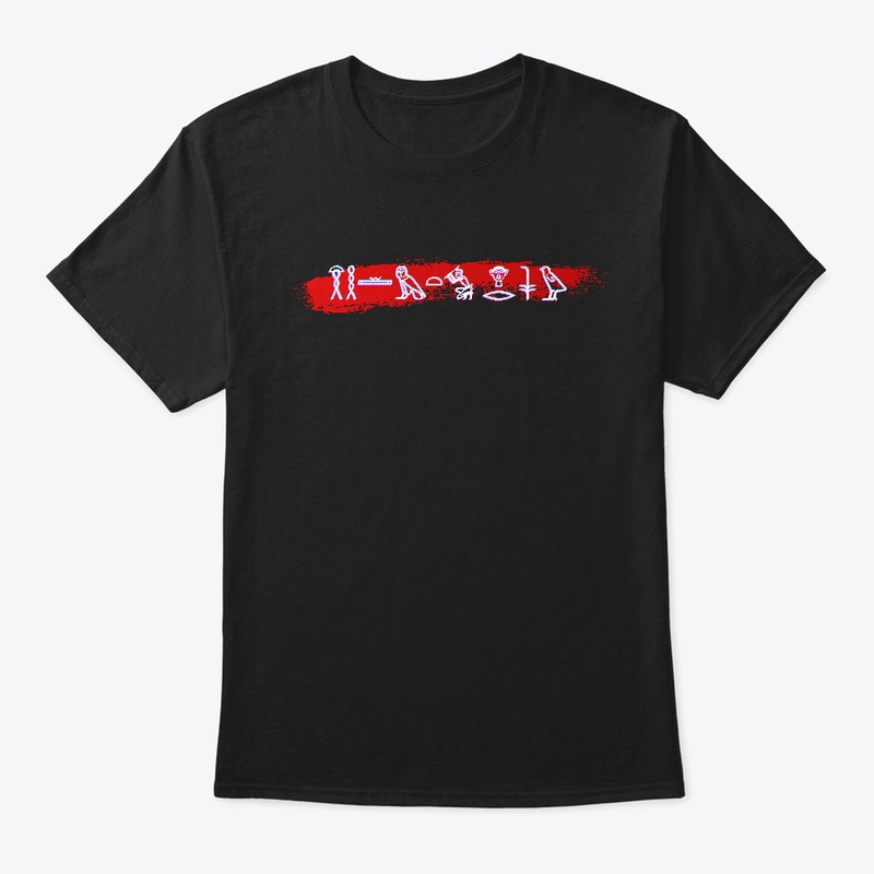 Egyptian Kombat hieroglyph tee