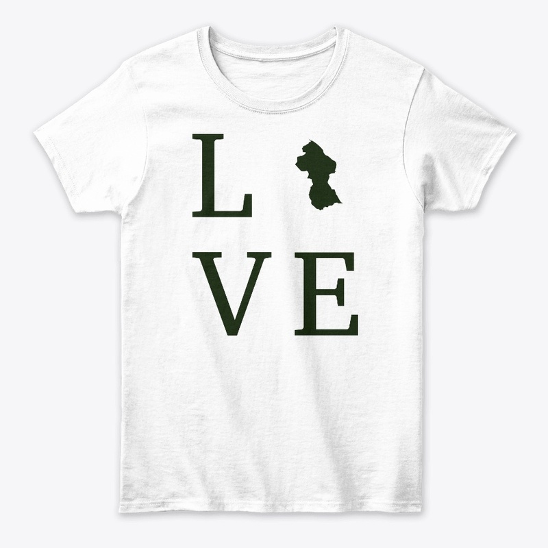 Guyana Love All Black