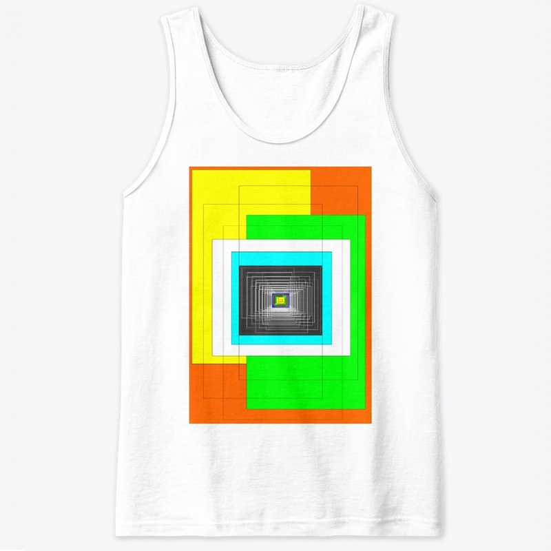 2D Digital Art Check T-Shirt