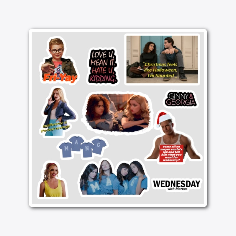 ginny and geor stickers pack