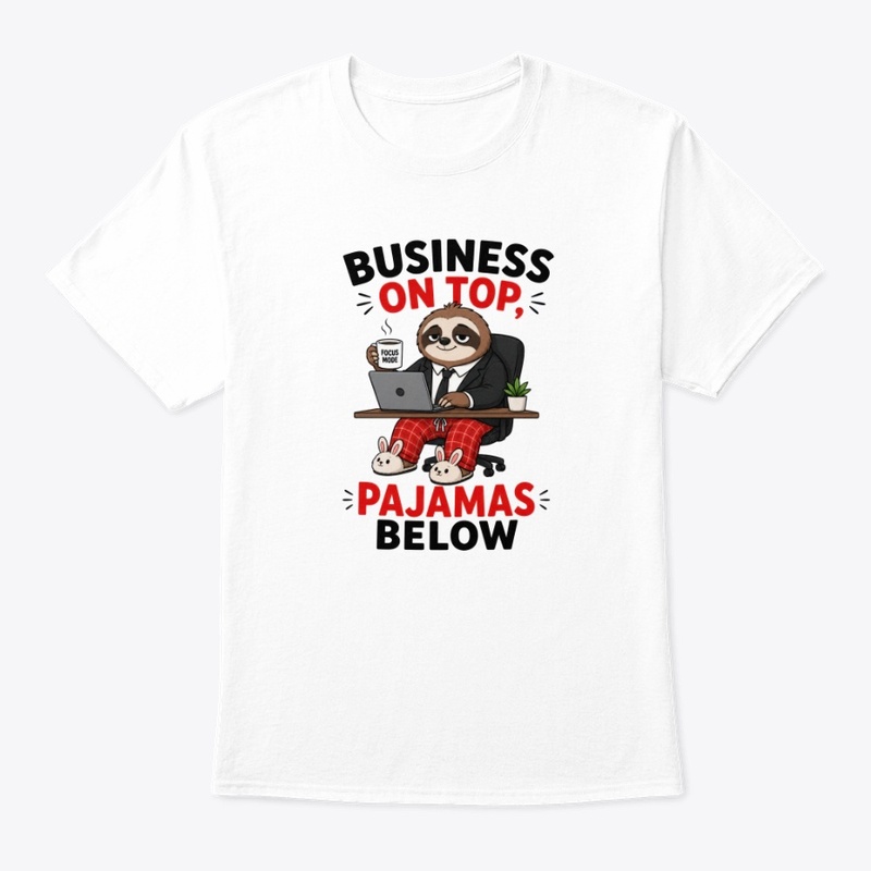 Business On Top Pajamas Below