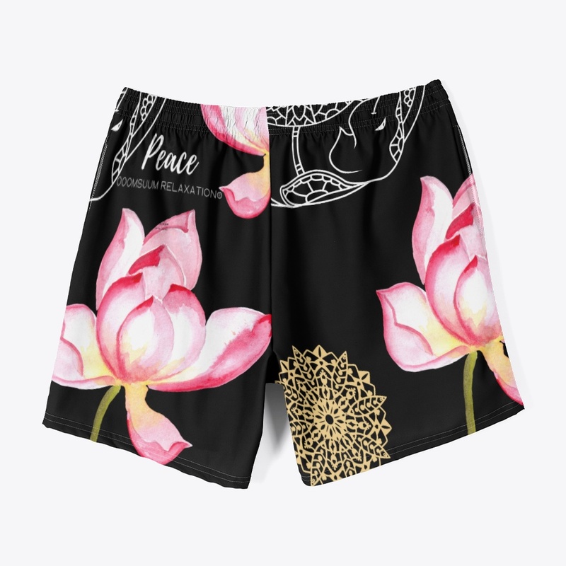 Peace♥ Mandala Art Floral Swim Trunk