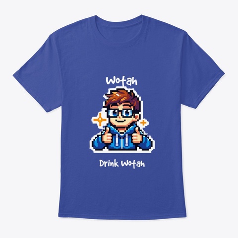 Wotah! Deep Royal T-Shirt Front