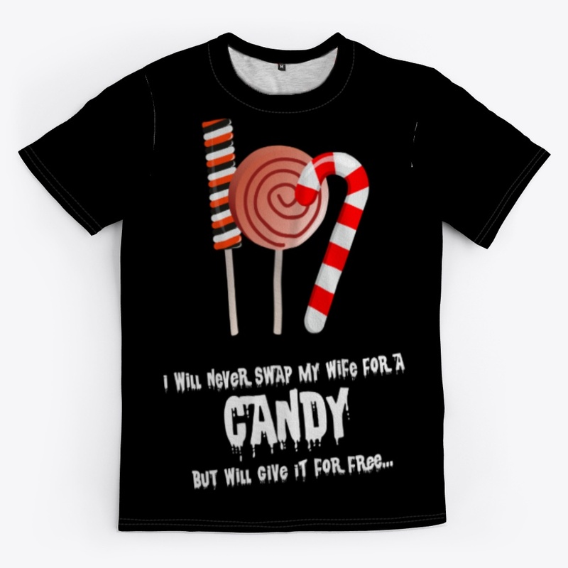 Halloween costume candy concept