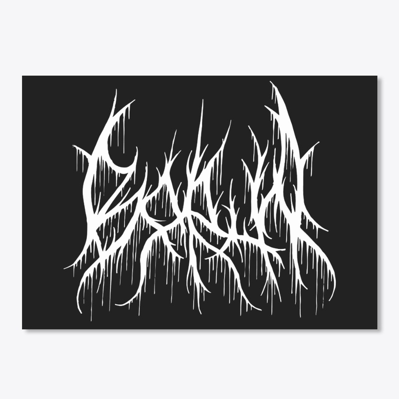 Borja White Logo Sticker