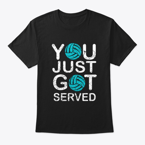 Volleyball Rbdlc Black T-Shirt Front