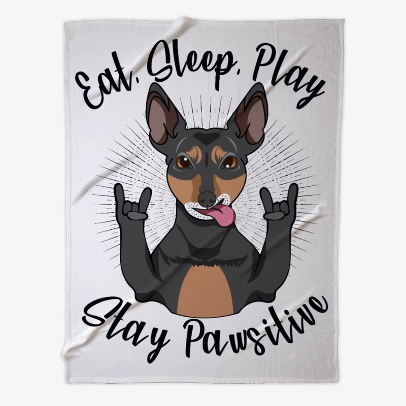 Eat. Sleep. Play.  Stay pawsitive