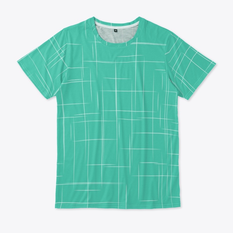 White Interlocking Rectangles Tee-shirt 