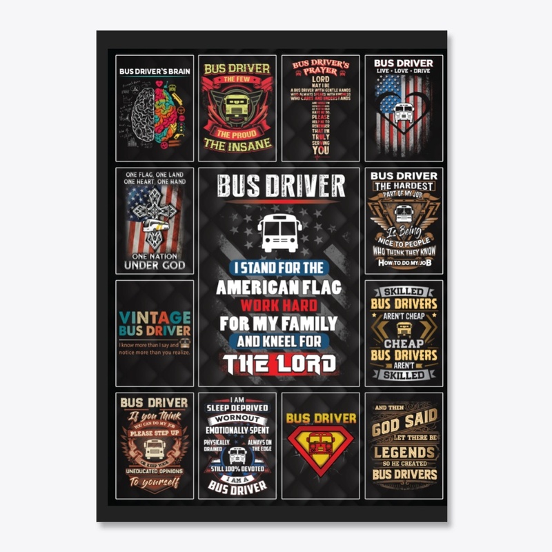 Awesome Bus Driver Collage Product