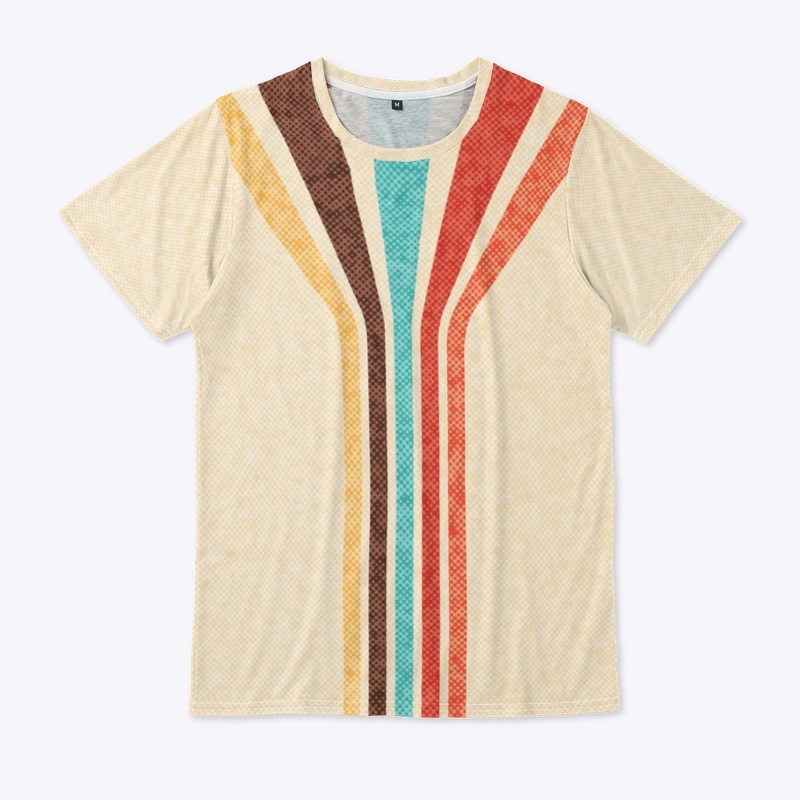 Retro Lines, Pop-Art biking shirt