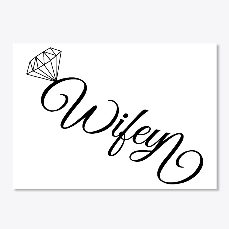 Wifey T-Shirt /black/