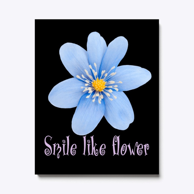 "Smile like flower " Design.