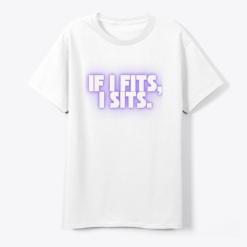 If I Fits, I Sits Funny Cat T-Shirt