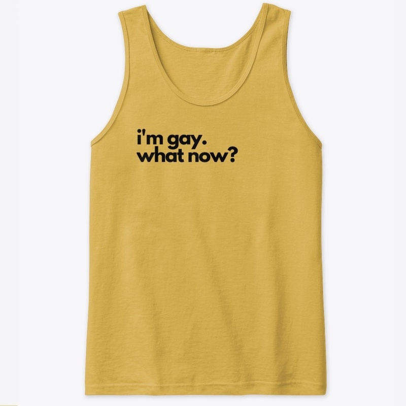 I'm gay. What now. Tee