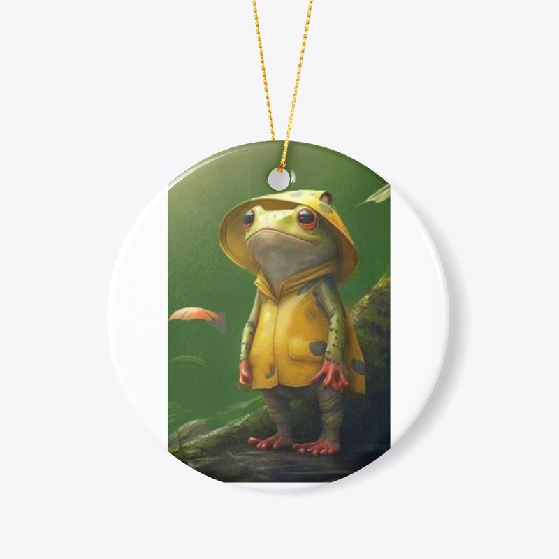 frog prints on asseccrioes&t-shirts 