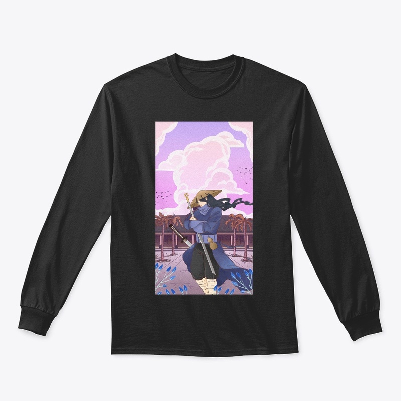 "Samurai Temple Tee - Bold & Elegant"