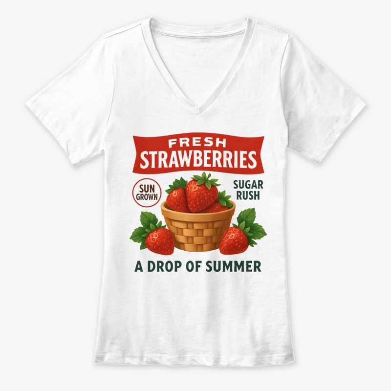Strawberries | Vintage Fruit Art