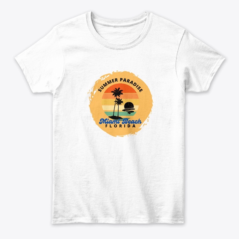 Miami Beach Summer Paradise T-Shirt