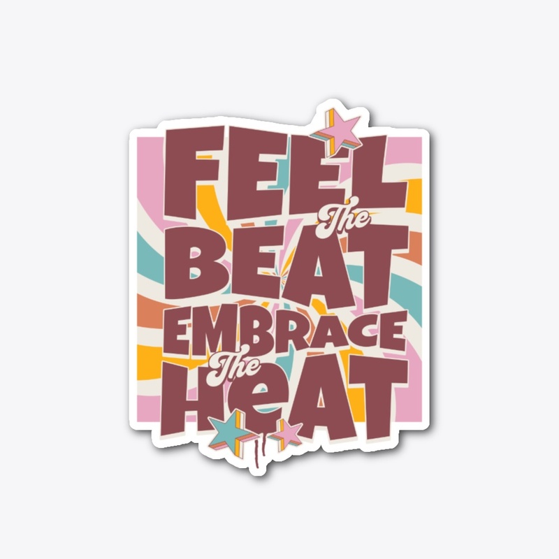 Retro Feel the Beat Minimalist Aesthetic