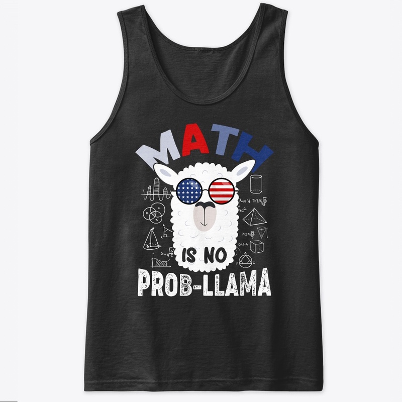 Math Is No ProbLlama T-shirt