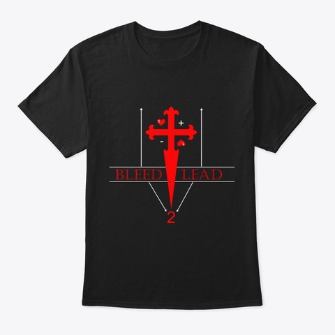 Bleed To Lead Black T-Shirt Front