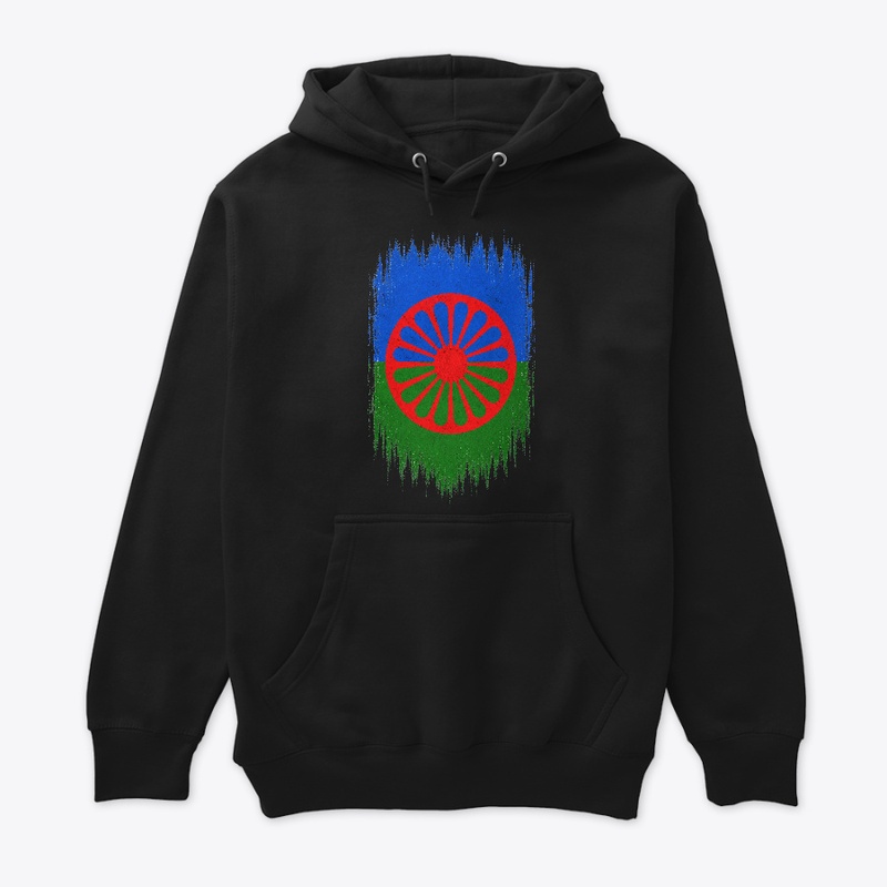 Roma Romani Pride Flag Wheel Heritage