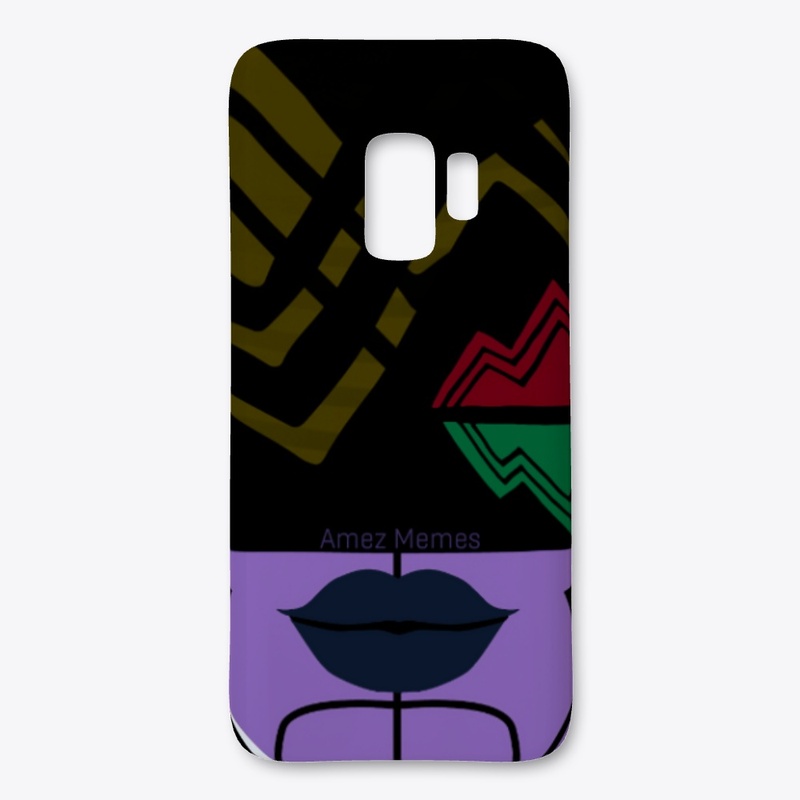 GEOMETRIC WOMAN LIPS 