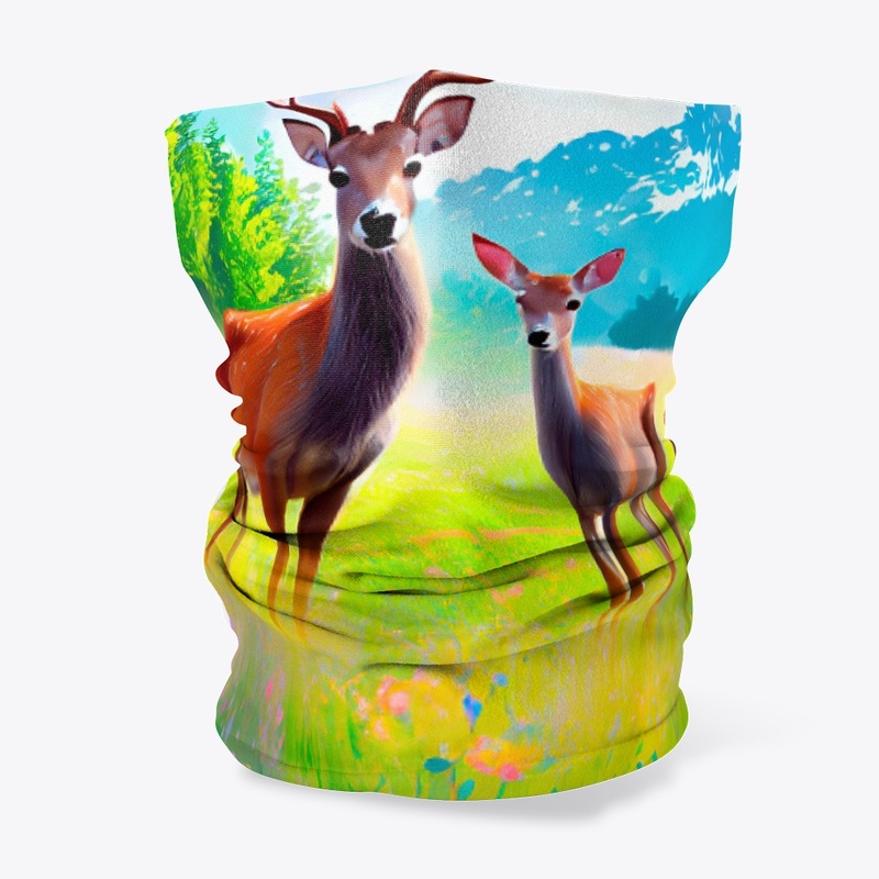 Rainbow Stag Family