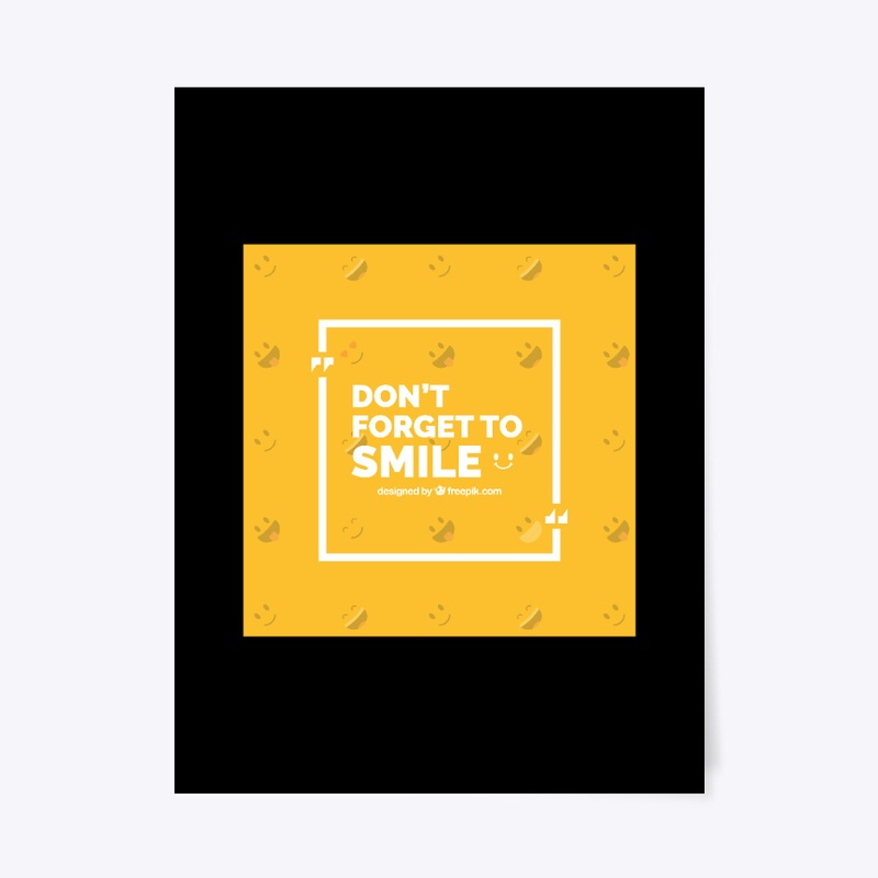 Don't forget to Smile